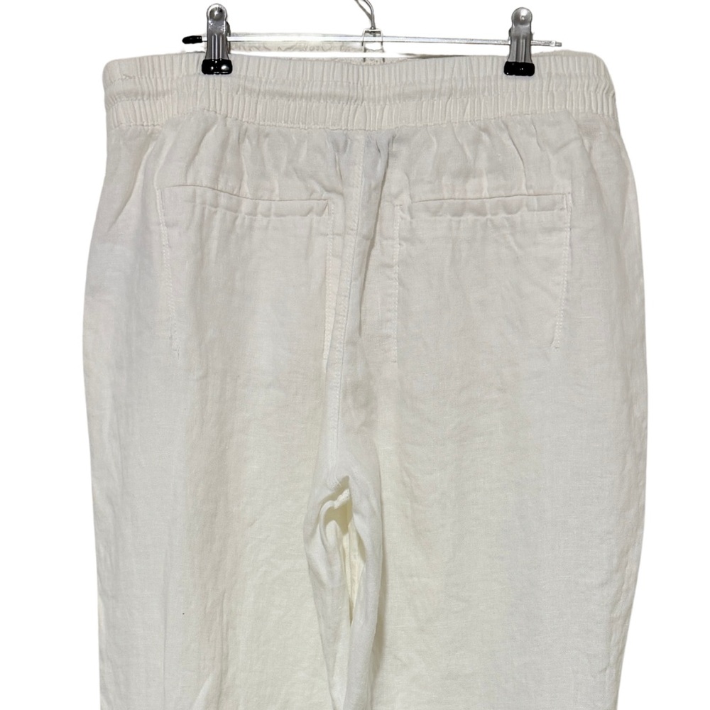 Athleta retreat linen jogger pants lightweight, breathable sz 10 excellent cond - Picture 5 of 5